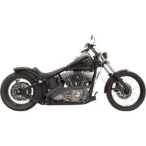 Ligne Bassani Radial Sweepers Slash Cut - Softail et Dyna de 1986 à 2017 - Noir