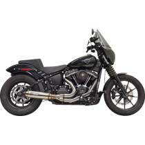 Exhaust 2:1 Super Bike SS with 4" Muffler M8 Softail 18-23