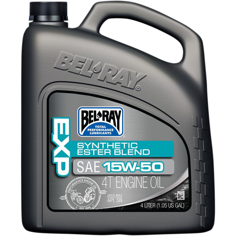 EXP SEMI-SYNTHETIC ESTER BLEND 4-STROKE ENGINE OIL 15W-50 4 LITER