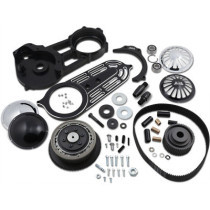BELT DRIVE KITS WITH CHANGEABLE DOMES BLACK 2''