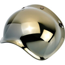 POLYCARBONATE ANTI-FOG BUBBLE SHIELD GOLD MIRROR