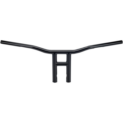 Guidon Biltwell Tyson XL - Diamètre 1" - Hauteur 10" - Pour accélérateur à câbles - Noir