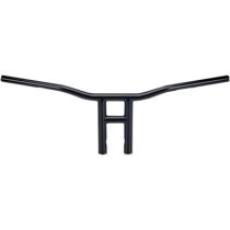 Guidon Biltwell Tyson XL - Diamètre 1" - Hauteur 10" - Pour accélérateur à câbles - Noir