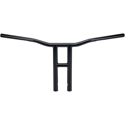 Guidon Biltwell Tyson XL - Diamètre 1" - Hauteur 14" - Pour accélérateur à câbles - Noir