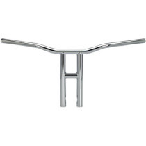 Guidon Biltwell Tyson XL - Diamètre 1" - Hauteur 14" - Pour accélérateur électronique - Chromé