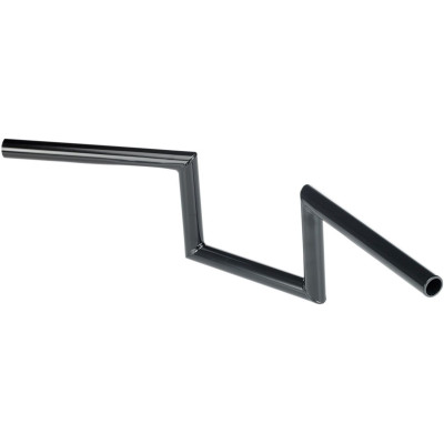 Guidon Biltwell Zed - Hauteur 5" - Diamètre 1" - Pré-percé - Noir