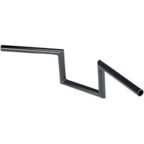 Guidon Biltwell Zed - Hauteur 5" - Diamètre 1" - Pré-percé - Noir