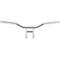 Guidon BILTWELL TYSON XL - Hauteur 8" - Diamètre 1" - Chromé