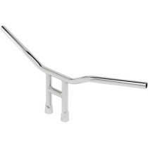 Guidon BILTWELL TYSON XL - Hauteur 10" - Diamètre 1" - Chromé