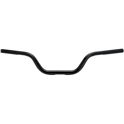Guidon Biltwell Tracker MID - Diamètre 1-1/8" - Hauteur 4" - Pré percé - Pour accélérateur électronique - Noir