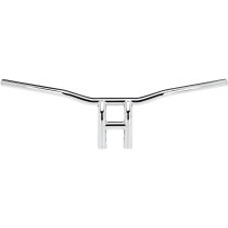 Guidon Biltwell Tyson XL Pullback - 8" - Diamètre 1" - Pour accélérateur à câbles - Chromé