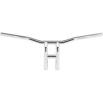 Guidon Biltwell Tyson XL Pullback - 10" - Diamètre 1" - Pour accélérateur à câbles - Chromé
