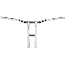 Guidon Biltwell Tyson XL Pullback - 14" - Diamètre 1" - Pour accélérateur électronique - Chromé