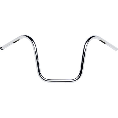 Guidon Biltwell CHUMPS - Diamètre 1" - Hauteur 12" - Pour accélérateur électronique - Chromé