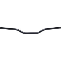 Guidon Biltwell Tracker - Diamètre 1" - Hauteur 1-3/4" - Pré percé - Pour accélérateur électronique - Noir