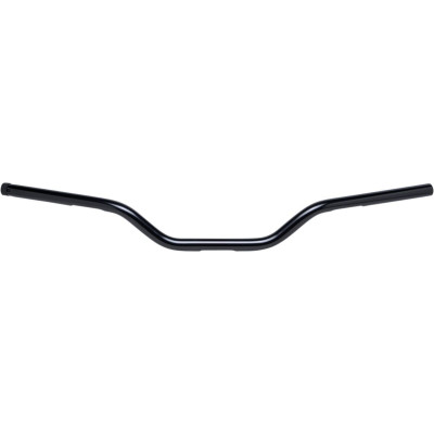 Guidon Biltwell Tracker Mid - Diamètre 1" - Hauteur 3" - Pré percé - Pour accélérateur électronique - Noir
