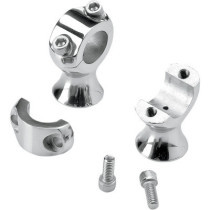 Risers de guidon Biltwell Slimline - Hauteur 1-3/4" - Diamètre 1" - Chromé