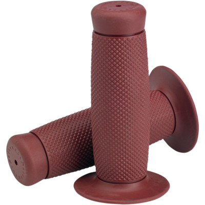 Poignées Biltwell renegade - Diamètre 1" - Rouge OxBlood