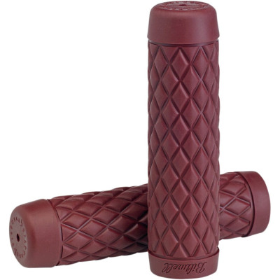 Poignées Biltwell torker - Diamètre 1" - Rouge OxBlood