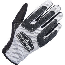 GLOVES ANZA WHT/BLK LG