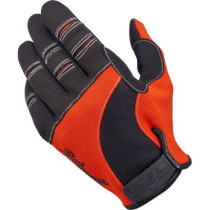 GLOVES MOTO ORG/BLK XXL