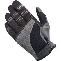 GLOVES MOTO GRY/BLK XL