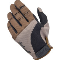 GLOVES MOTO COY/BLK SM