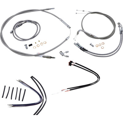 CABLE KIT HANDLEBAR 16" ABS STAINLESS STEEL