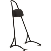 Sissy bar Burly Tall - Hauteur 20" avec dosseret - Pour Harley Davidson Dyna à partir de 2006 - Noir