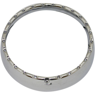 HEADLAMP LED HALO TRIM RING CHROME