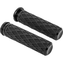 Poignées Arlen Ness Diamond - Harley Davidson avec Accélérateur Électronique - Noir