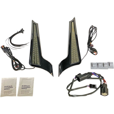 LED PANELS CHR W/SMKLNS
