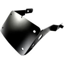 Support de Plaque Cycle Visions Curved - Harley Davidson Dyna Low Rider, Street Bob de 2013 à 2017 - Noir