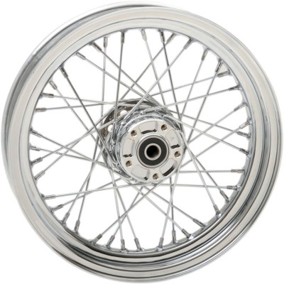 Roue Avant - 16" x 3" - 40 Rayons - Harley Davidson Softail Heritage de 2000 à 2006 - Chromé