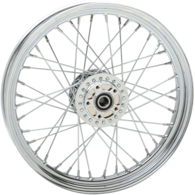 FRONT WHEEL 19"X2.5 LACED CHROME