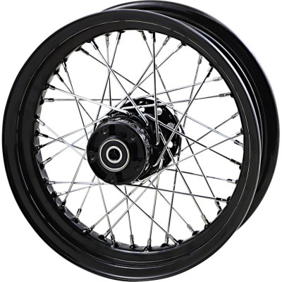 Roue Avant - 16" x 3" - 40 Rayons - Harley Davidson Softail Heritage de 2000 à 2006 - Noir
