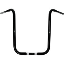 Guidon Buffalo Ape Hanger 1,25" - h 51cm 20" - retour 20,5cm 8" - l 94cm 37" - Harley Davidson Road King, Glide- noir