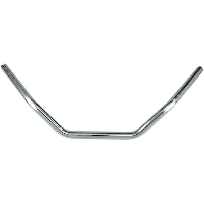 Guidon Flat Track 1" - h 18,5cm 7-1/4" - retour 20,5cm 8" - l 75cm 29-1/2" - Harley Davidson - chromé