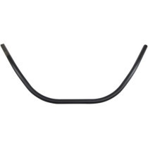 Guidon Beach Bar 1" - h 11,5cm 4-1/2" - retour 29cm 11-1/2" - l 89cm 35" - Harley Davidson - noir