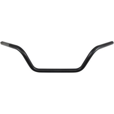 HANDLEBAR 1" LOW BUCKHORN FLAT BLACK TBW