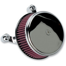 AIR FILTER KIT BIG SUCKER STAGE 1 WITH STANDARD AIR FILTER SMOOTH CHROME