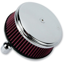 AIR FILTER KIT BIG SUCKER STAGE 1 WITH STANDARD AIR FILTER SMOOTH CHROME