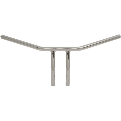 Guidon T-Bar 1" - h 20,5cm 8" - retour 15cm 6" - l 75cm 29-1/2" - Harley Davidson - chromé