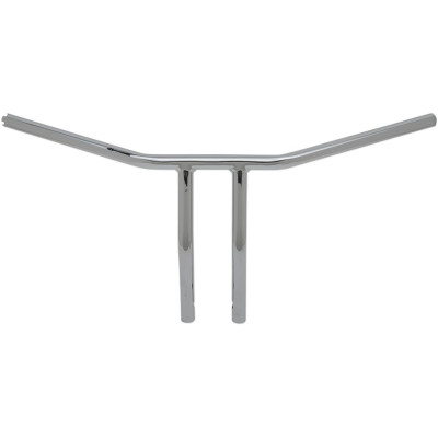 Guidon T-Bar 1" - h 25,5cm 10" - retour 15cm 6" - l 75cm 29-1/2" - Harley Davidson - chromé