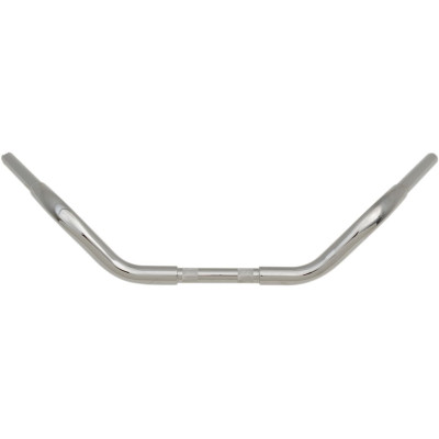 Guidon Buffalo Bagger 1,25" pré percé - h 10cm 4" - retour 29cm 11-1/2" - l 84cm 33" - Harley Davidson Touring - chromé