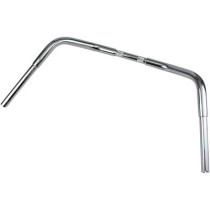 Guidon Buffalo Classic 1,25" pré percé - h 18cm 7" - retour 38cm 15" - l 77,5cm 30-1/2" - Harley Davidson Touring - chromé
