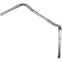 Guidon Buffalo Classic 1,25" pré percé - h 11cm 4,25" - retour 31cm 12,25" - l 83cm 32-3/4" - Harley Davidson - chromé
