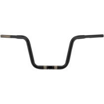 Guidon Ape Hanger 1,25" pré percé - h 25,5 cm 10" - retour 18cm 7" - l 89cm 35" - Harley Davidson Touring - noir