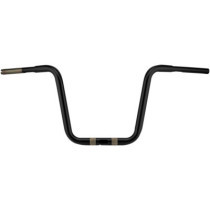Guidon Ape Hanger 1,25" pré percé - h 30,5cm 12" - retour 18cm 7" - l 89cm 35" - Harley Davidson Touring - noir