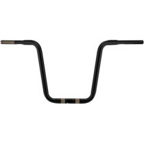 Guidon Ape Hanger 1,25" pré percé - h 35,5cm 14" - retour 18cm 7" - l 89cm 35" - Harley Davidson - noir